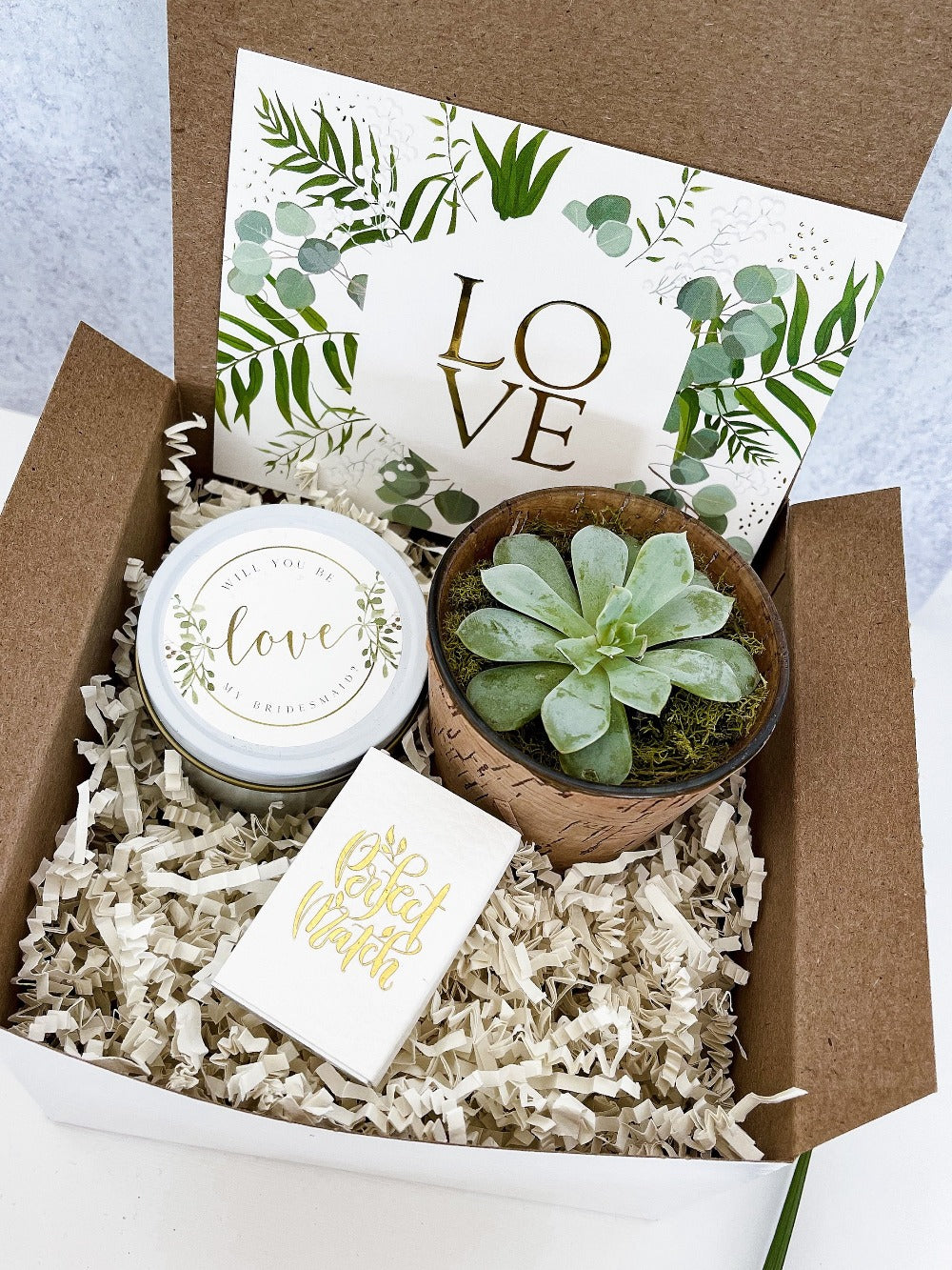 Bridesmaid Succulent Box